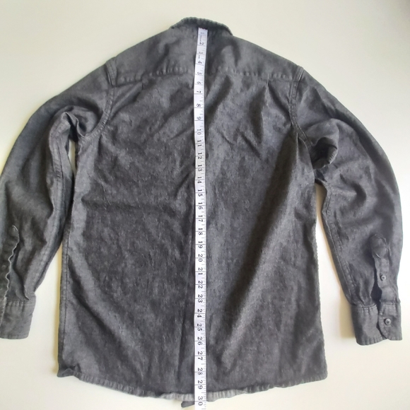 Wrangler Comfort Flex Charcoal Denim Button Up - Picture 9 of 12